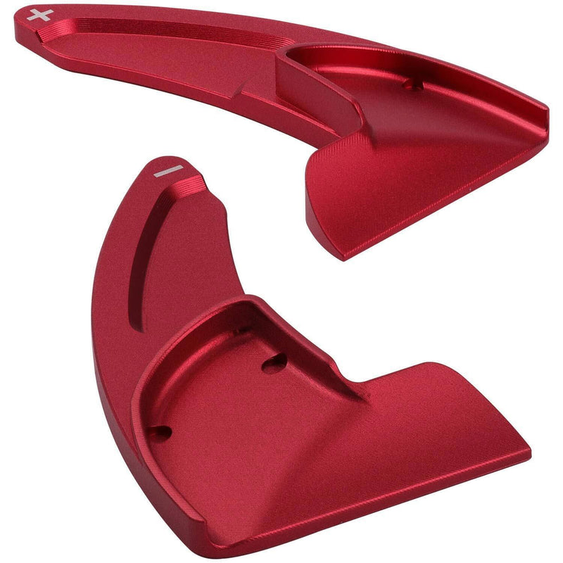 DURAFORCE Red Steering Wheel Shifter Paddle Trim Cover for 15-20 Dodge Challenger Charger