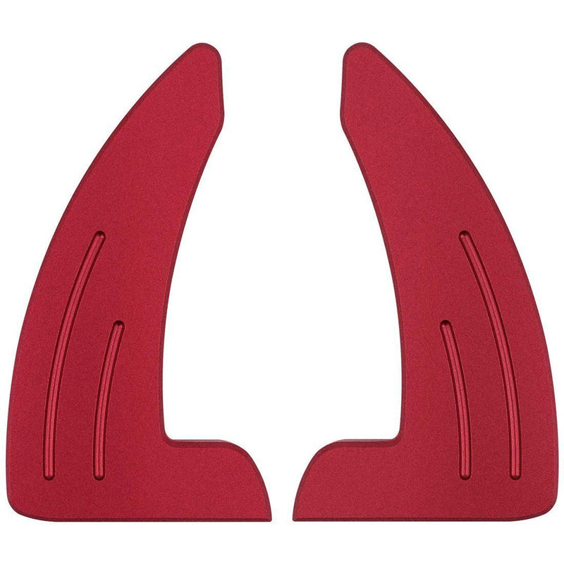 DURAFORCE Red Steering Wheel Shifter Paddle Trim Cover for 15-20 Dodge Challenger Charger