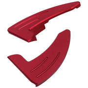 DURAFORCE Red Steering Wheel Shifter Paddle Trim Cover for 15-20 Dodge Challenger Charger