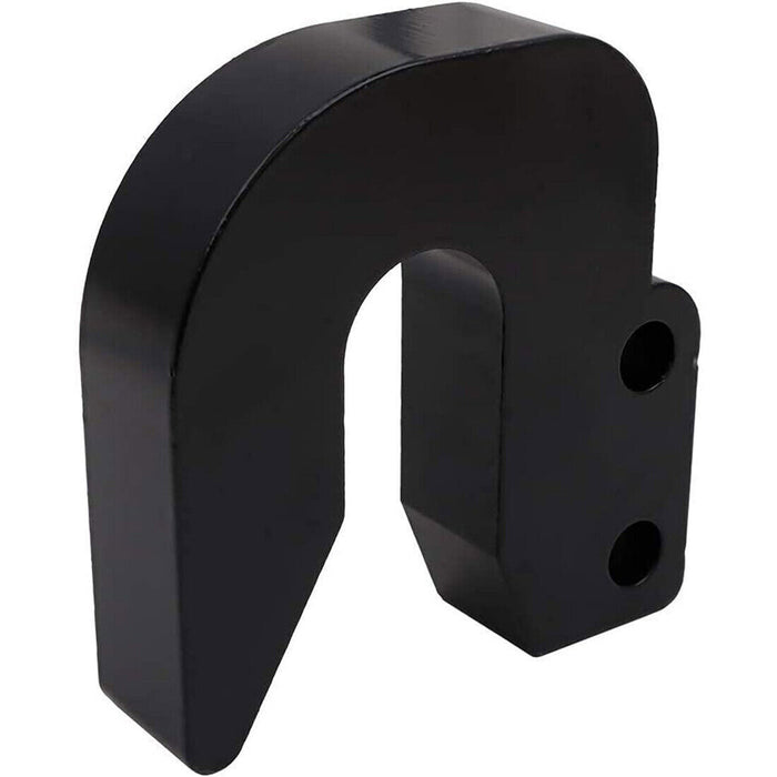 DURAFORCE Upgrated Top Hook for Harbor Freight Quick Hitch Cat 1 Black Powder Coated Steel
