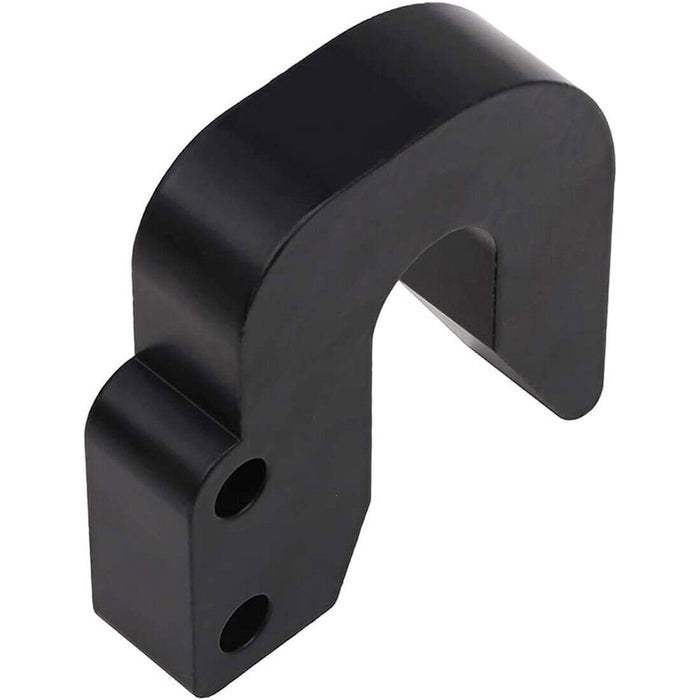 DURAFORCE Upgrated Top Hook for Harbor Freight Quick Hitch Cat 1 Black Powder Coated Steel