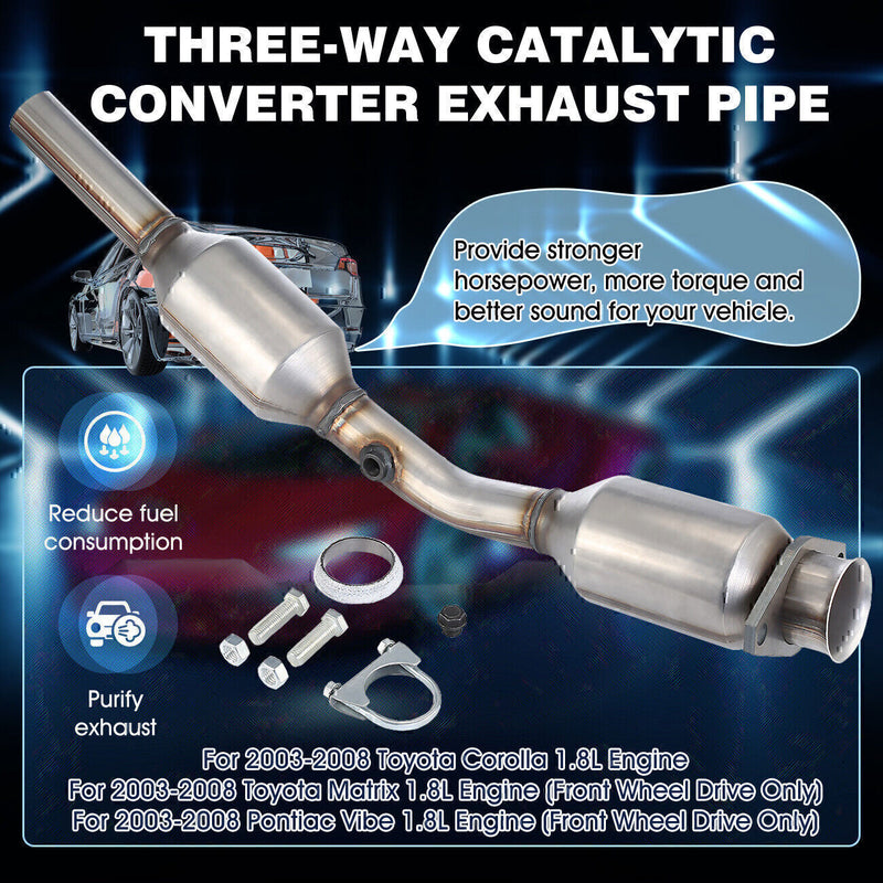 DURAFORCE Catalytic Converter Fit For 2003 2004 2005 2006 2007-2008 Toyota Corolla 1.8L US