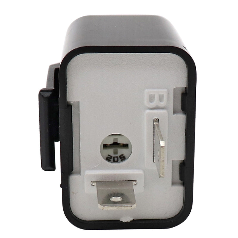 DURAFORCE 2-Pin LED Flasher Relay Adjustable For Motorcycle Turn Signal Fix Blinker Lights