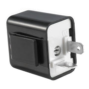 DURAFORCE 2-Pin LED Flasher Relay Adjustable For Motorcycle Turn Signal Fix Blinker Lights