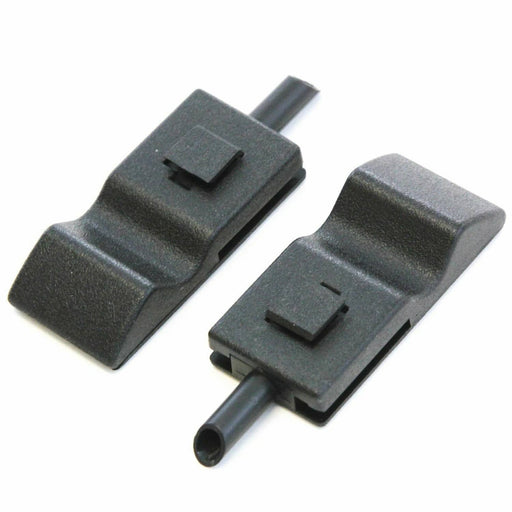 DURAFORCE Door Lock Knobs Front/Rear Ebony Black for Chevy/GMC Silverado/Sierra 07-13 2pcs