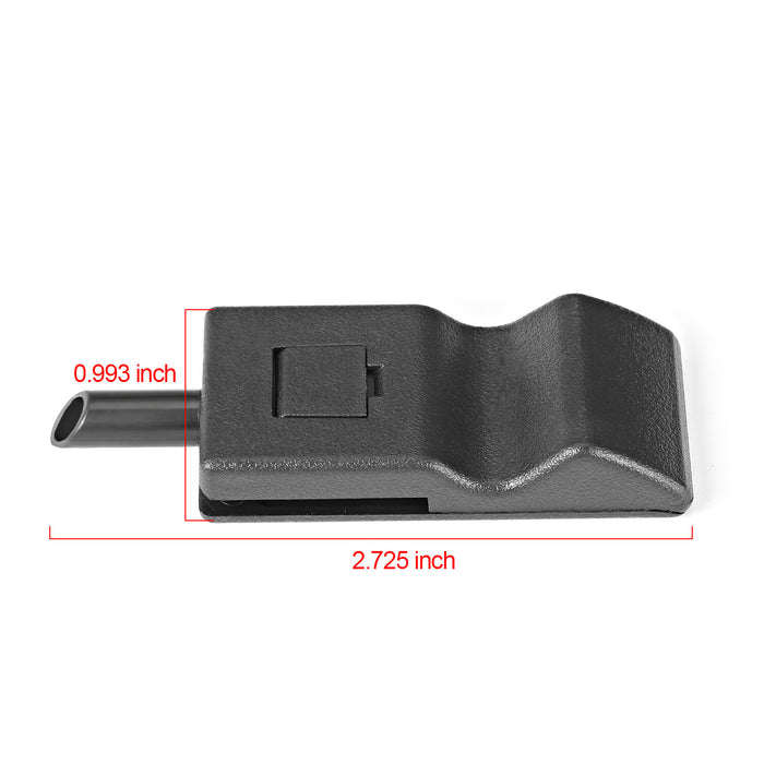 DURAFORCE 2 Fits Chevy/GMC Silverado/Sierra 07-13 Door Lock Knobs Front/Rear Ebony Black