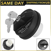 DURAFORCE Locking Gas Fuel Cap Fits for 2001-2021 Chrysler Jeep Dodge Ram 05278655AB w/key