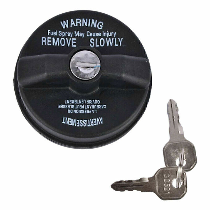 DURAFORCE Locking Gas Fuel Cap Fits for 2001-2021 Chrysler Jeep Dodge Ram 05278655AB w/key