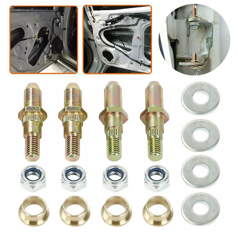 DURAFORCE Car Door Hinge Pins & Bushing Kit Fits for Chevy Silverado GMC Sierra Truck SUV