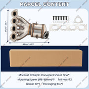 DURAFORCE CATALYTIC CONVERTER EXHAUST MANIFOLD FIT FOR 2011-2016 CHEVY CRUZE/SONIC 1.8L US