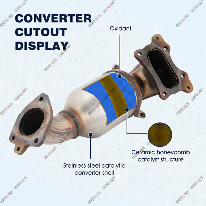 DURAFORCE EPA Front Exhaust Catalytic Converter For 2013 2014 -2017 Honda Accord 2.4L