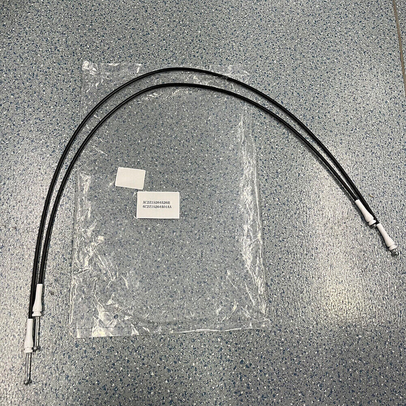 DURAFORCE Side Cargo Door Left Upper &Lower Door Latch Release Cable for Ford E150 250 350