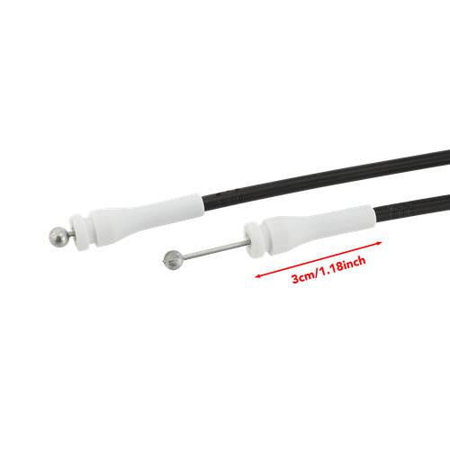 DURAFORCE Side Cargo Door Left Upper &Lower Door Latch Release Cable for Ford E150 250 350