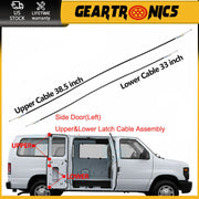 DURAFORCE Side Cargo Door Left Upper &Lower Door Latch Release Cable for Ford E150 250 350