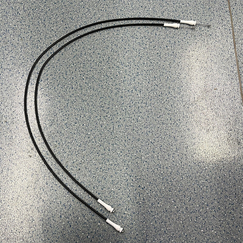 DURAFORCE Side Cargo Door Left Upper &Lower Door Latch Release Cable for Ford E150 250 350