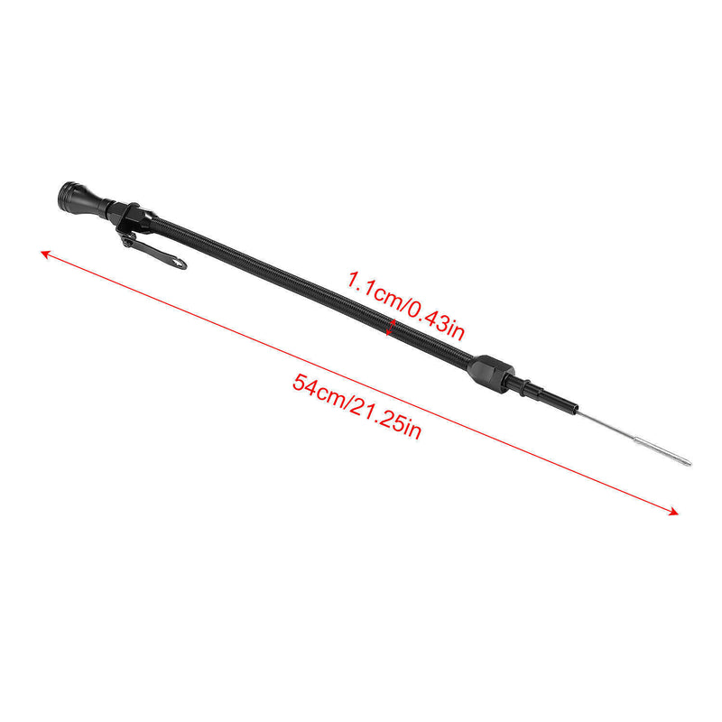 DURAFORCE Stainless Flexible Oil Dipstick Black Fits LS LSX LS1 LS2 LS6 4.8L 5.7L 6.0 6.2L