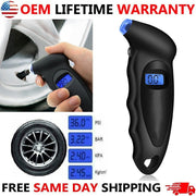 DURAFORCE Digital Tire Air Pressure Gauge Meter Test Tool For Car Truck LCD Display 150PSI
