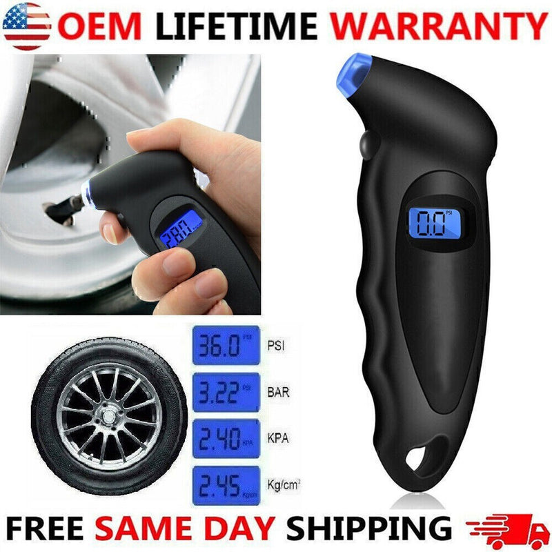 DURAFORCE Digital Tire Air Pressure Gauge Meter Test Tool For Car Truck LCD Display 150PSI