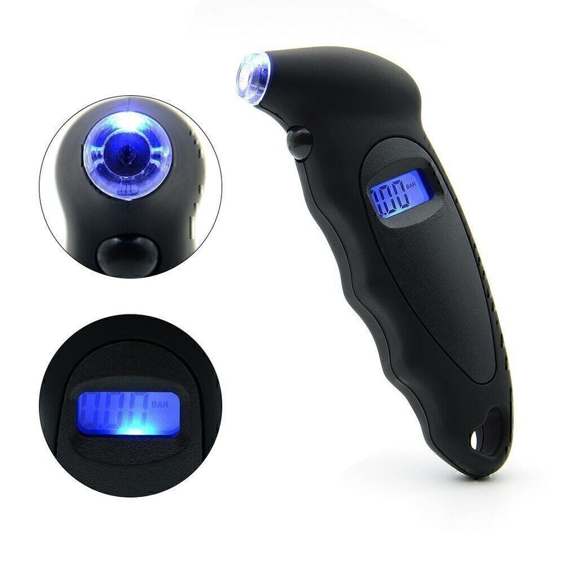 DURAFORCE Digital Tire Air Pressure Gauge Meter Test Tool For Car Truck LCD Display 150PSI