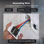 DURAFORCE 16A Portable EV Charger ElectricCar Charging Cable NEMA 6-20 EVSE 110V-220V NEW
