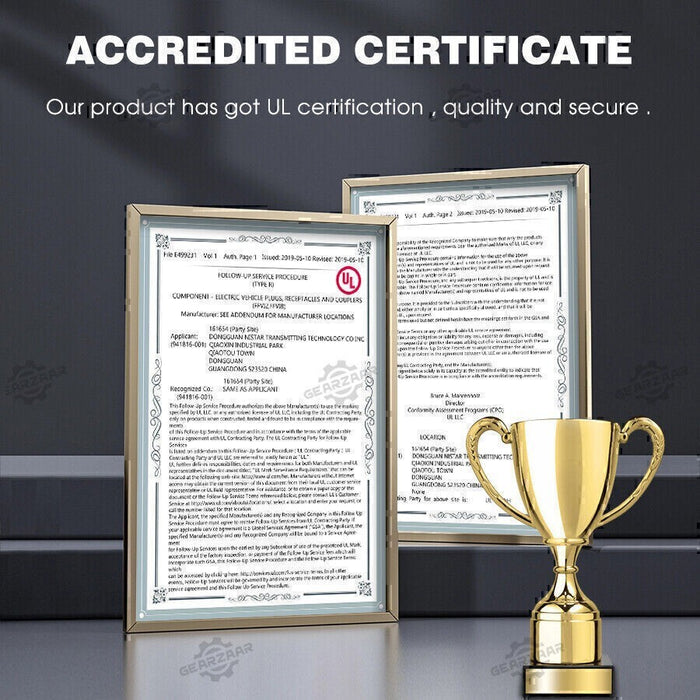 DURAFORCE 16A Portable EV Charger ElectricCar Charging Cable NEMA 6-20 EVSE 110V-220V NEW