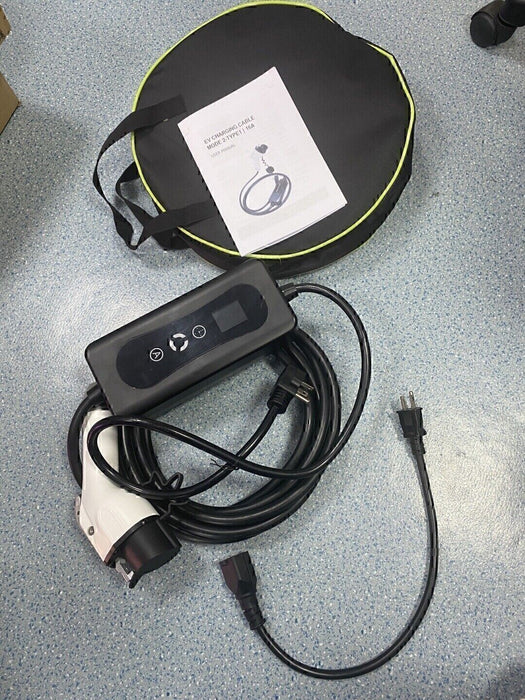 DURAFORCE 16A Portable EV Charger ElectricCar Charging Cable NEMA 6-20 EVSE 110V-220V NEW