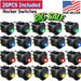 DURAFORCE 20pc ROCKER SWITCH Toggle 12V Led Light Car Auto Boat Round ON/ OFF SPST 20 AMP