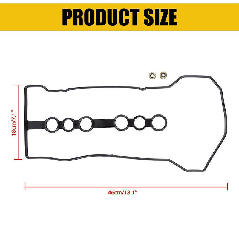 DURAFORCE Valve Cover Gasket Set w/Grommets Fit 00-08 Toyota Corolla 1.8 L4 DOHC #VS50542R