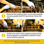 DURAFORCE Valve Cover Gasket Set w/Grommets Fit 00-08 Toyota Corolla 1.8 L4 DOHC #VS50542R
