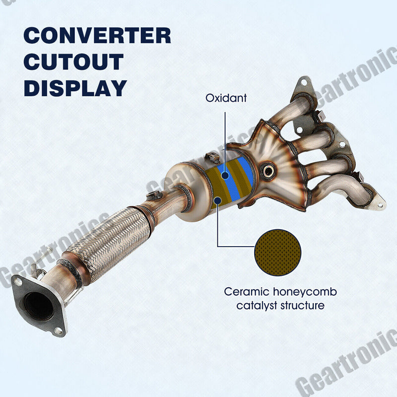 DURAFORCE For Ford Focus 2012 -2018 2.0L Exhaust Manifold Catalytic Converter w/ O2 Sensor