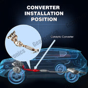 DURAFORCE For Ford Focus 2012 -2018 2.0L Exhaust Manifold Catalytic Converter w/ O2 Sensor