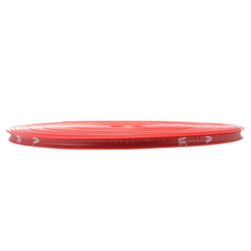 DURAFORCE Car Wheel Hub Rim Trim Tire Ring Guard Rubber Strip Protector Sticker /26FT Red