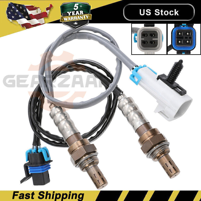 DURAFORCE 2Pcs Oxygen Sensor O2 Upstream +Downstream For 2006-2011 Chevrolet HHR 2.2L NEW