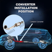 DURAFORCE CATALYTIC CONVERTER KIT W/ O2 SENSORS FITS FOR HONDA ELEMENT 2.4L 2003-2011 USA