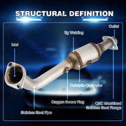 DURAFORCE CATALYTIC CONVERTER KIT W/ O2 SENSORS FITS FOR HONDA ELEMENT 2.4L 2003-2011 USA