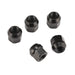 DURAFORCE 20PCS OPEN END LUG NUTS BULGE ACORN 1/2"X20 WHEEL NUT BLACK FINISH Fit for Ford
