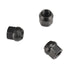 DURAFORCE 20PCS OPEN END LUG NUTS BULGE ACORN 1/2"X20 WHEEL NUT BLACK FINISH Fit for Ford