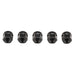 DURAFORCE 20PCS OPEN END LUG NUTS BULGE ACORN 1/2"X20 WHEEL NUT BLACK FINISH Fit for Ford