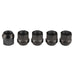 DURAFORCE 20PCS OPEN END LUG NUTS BULGE ACORN 1/2"X20 WHEEL NUT BLACK FINISH Fit for Ford