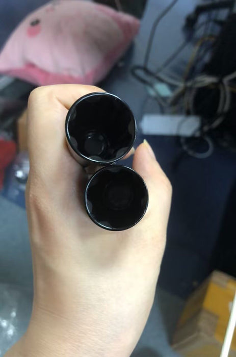 DURAFORCE 2pcs Black Socket Key Tool for 7 spline Lug Nuts | 19mm, 3/4", 21mm, 13/16" Hex