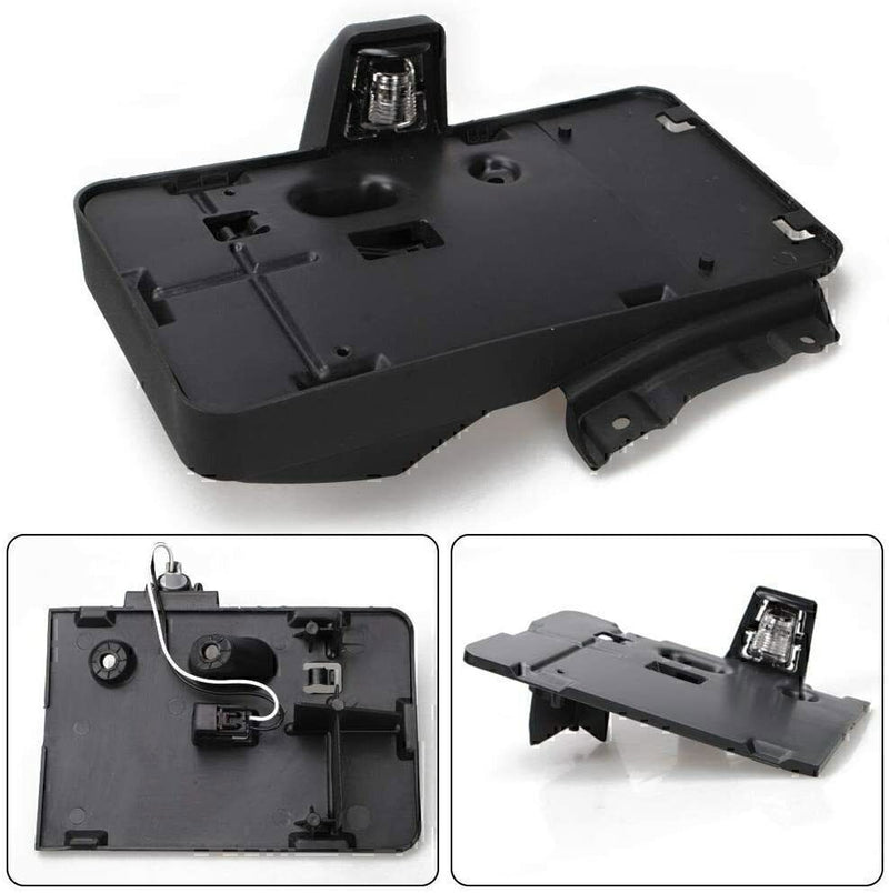 DURAFORCE Rear License Plate Mounting Holder Bracket w/Light For 07-2017 Jeep Wrangler JK