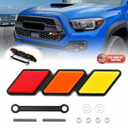 DURAFORCE Tri-Color Grille Badge Emblem Car Accessories For Toyota Tacoma 4Runner Tundra