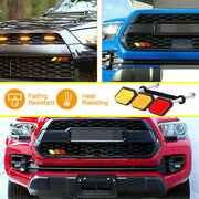 DURAFORCE Tri-Color Grille Badge Emblem Car Accessories For Toyota Tacoma 4Runner Tundra