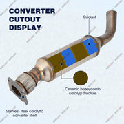 DURAFORCE Catalytic Converter w/O2 Sensor For Dodge Grand Caravan 3.3L 3.8L 2008 2009 2010