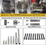 DURAFORCE For 7.3L PowerStroke Injector Rebuild Kit w/vice clamp & tools & springs, 94-03