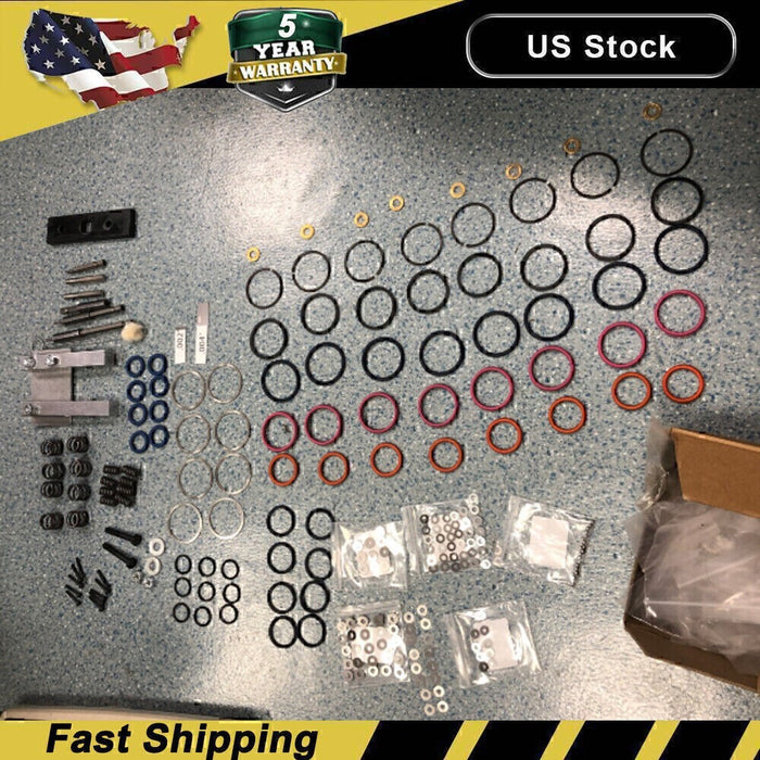 DURAFORCE For 7.3L PowerStroke Injector Rebuild Kit w/vice clamp & tools & springs, 94-03