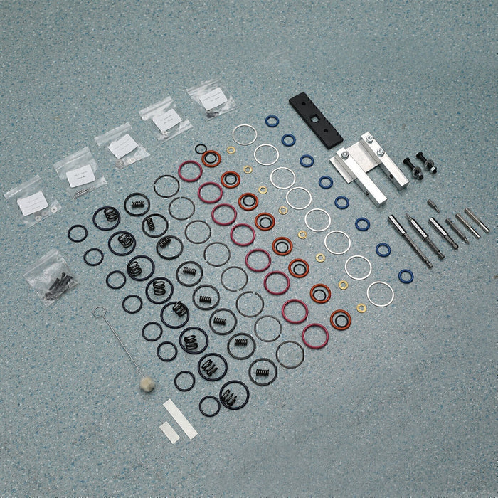 DURAFORCE For 7.3L PowerStroke Injector Rebuild Kit w/vice clamp & tools & springs, 94-03