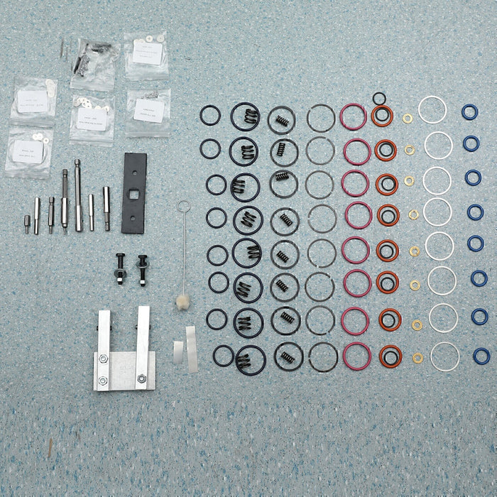 DURAFORCE For 7.3L PowerStroke Injector Rebuild Kit w/vice clamp & tools & springs, 94-03