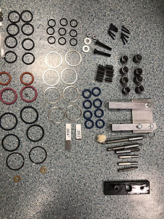 DURAFORCE For 7.3L PowerStroke Injector Rebuild Kit w/vice clamp & tools & springs, 94-03