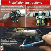 DURAFORCE New Convertible Top Latch Motor Gear Repair Kit for BMW E36 E46 E64 67618370816!